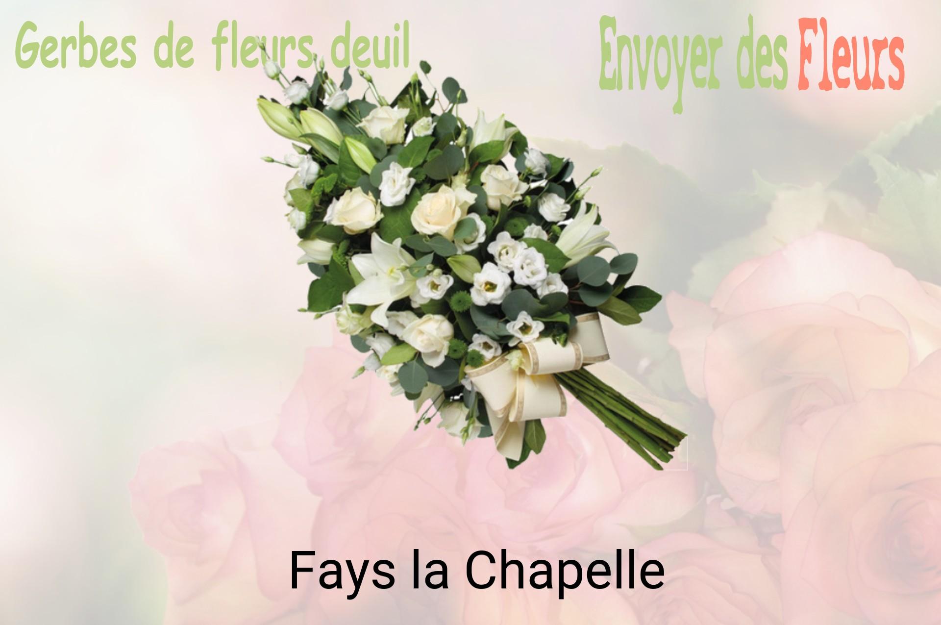 Gerbe de fleurs de deuil livrée à Fays-la-Chapelle